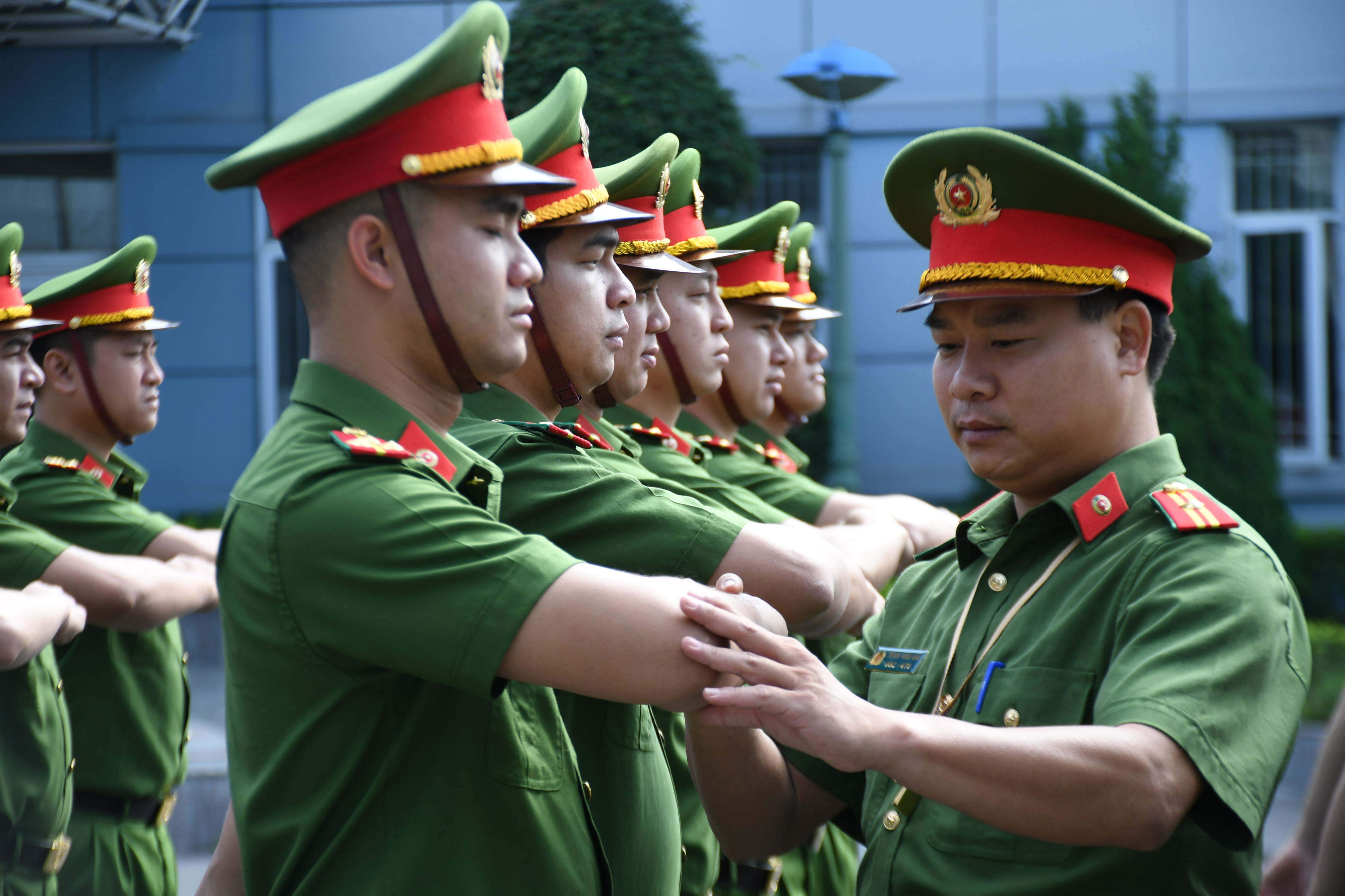 Tổ chức 468 lượt kiểm tra Điều lệnh Công an nhân dân